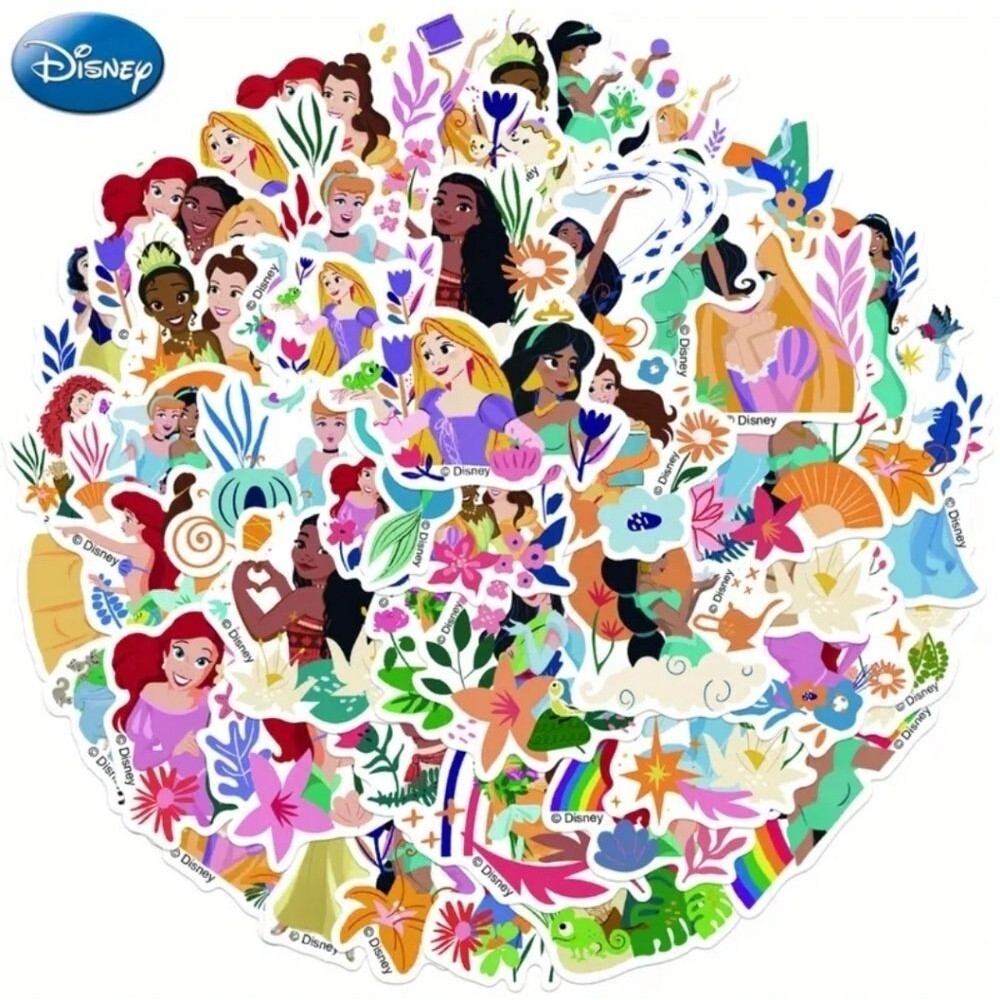 Disney Princesses stickers diy decorate stationary decals